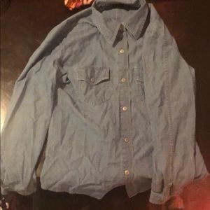 Denim blouse